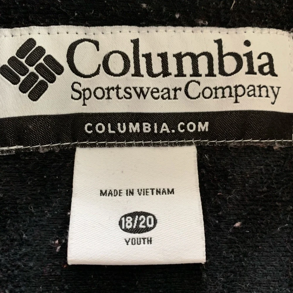 Columbia jacket size